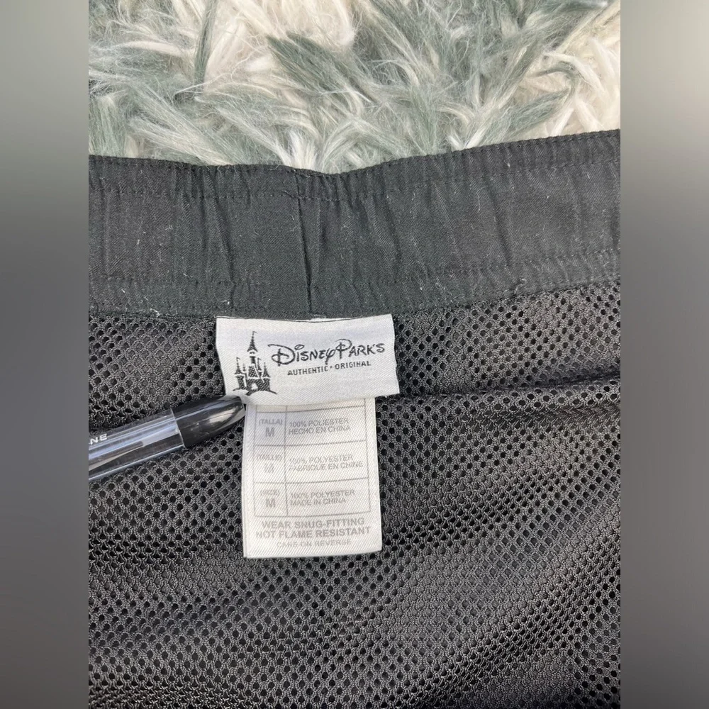Disney Parks Men’s Black Swim Trunks With Liner Mickey Logo Size M